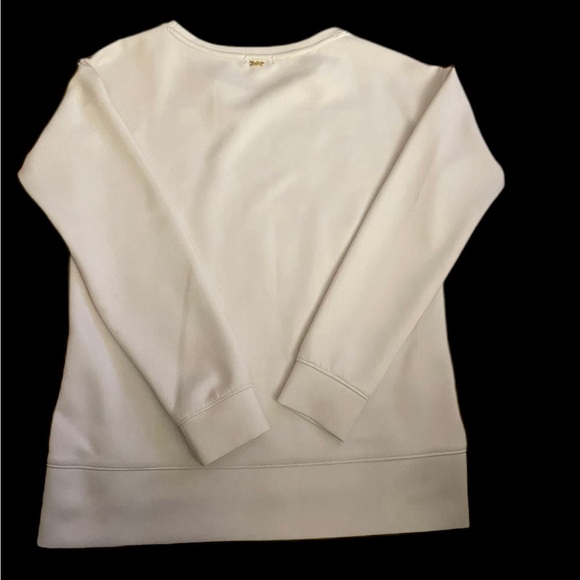 M Juicy Couture Sweatshirt White & Gold - Picture 3 of 5
